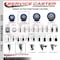 Service Caster 3.5'' Blue Poly Swivel 3/4'' Expanding Stem Caster Set 2 Total Lock Brakes, 4PK SCC-EXTTL20S3514-PPUB-BLUE-2-S-2-34 - alternate 2